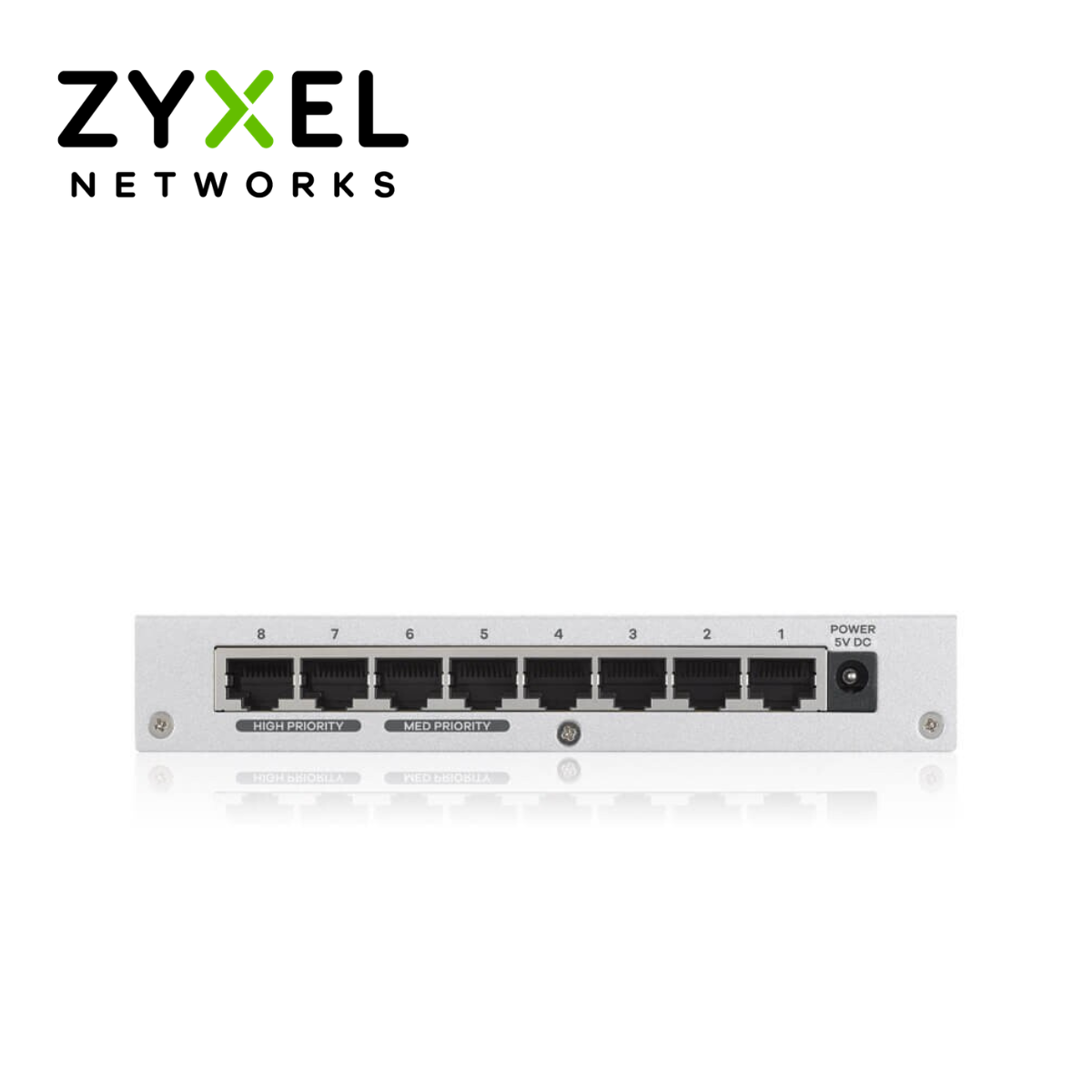 Switch Để Bàn Zyxel GS-108B v3 với 8 cổng Gigabit Ethernet