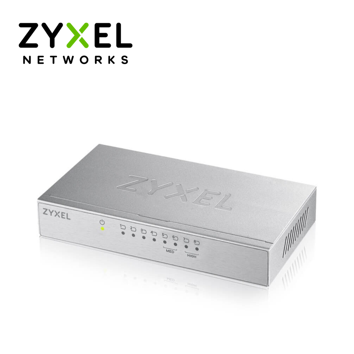 Switch Để Bàn Zyxel GS-108B v3 với 8 cổng Gigabit Ethernet