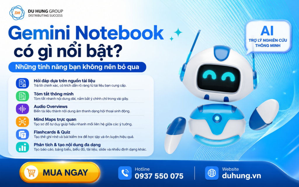 Gemini Notebook có gì nổi bật? Những tính năng bạn không nên bỏ qua