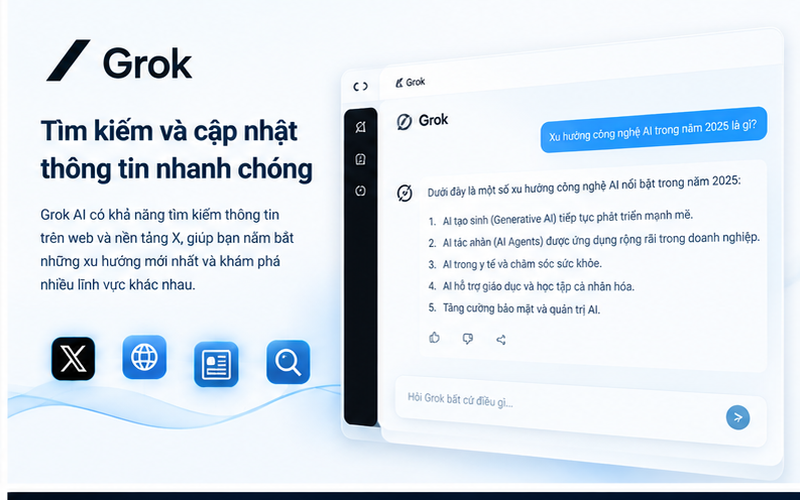 Mua Grok AI chính hãng và khám phá các tính năng nổi bật
