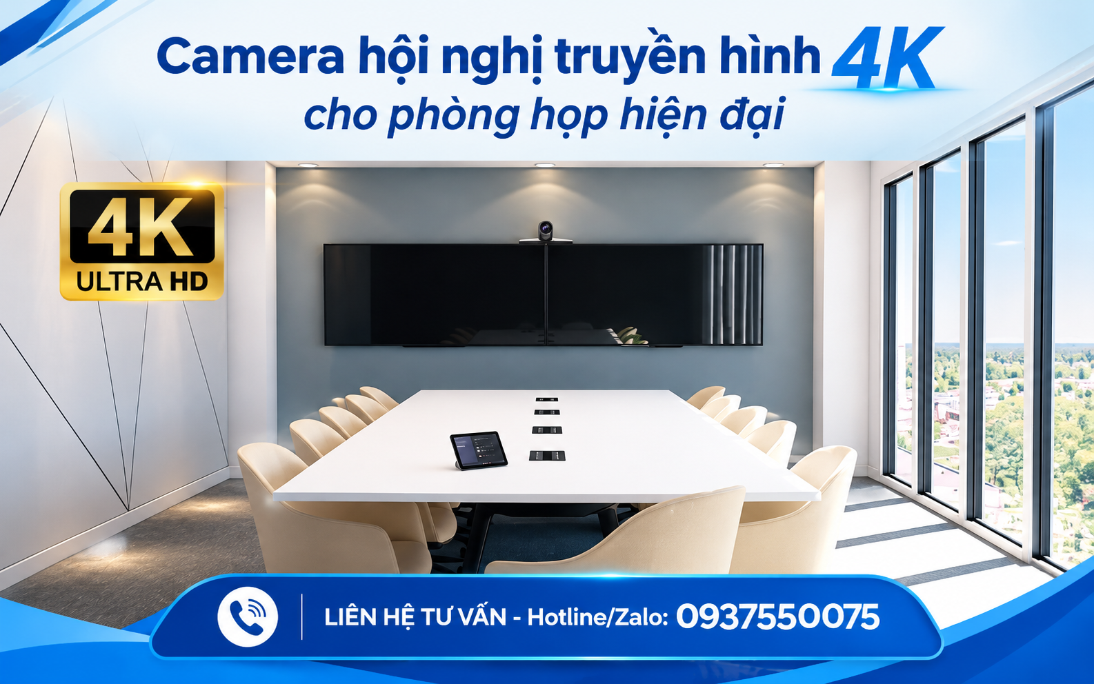 Camera Hội Nghị Truyền Hình 4K Cho Phòng Họp Hiện đại