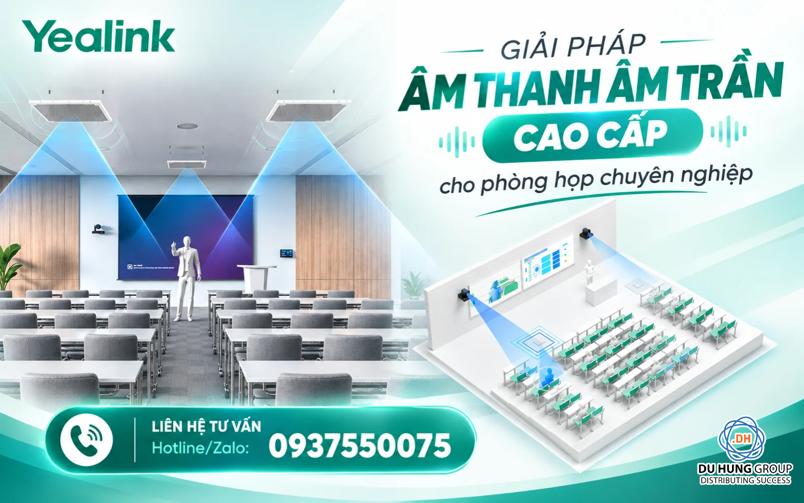 Giải Pháp âm Thanh âm Trần Cao Cấp Cho Phòng Họp Chuyên Nghiệp