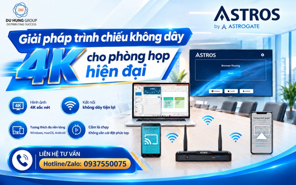 Giải pháp trình chiếu không dây 4K cho phòng họp hiện đại (2)