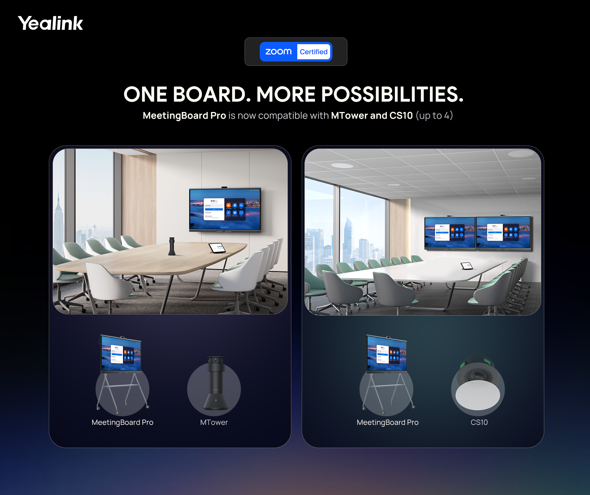 MeetingBoard Pro linh hoạt hơn với khả năng mở rộng camera và âm thanh